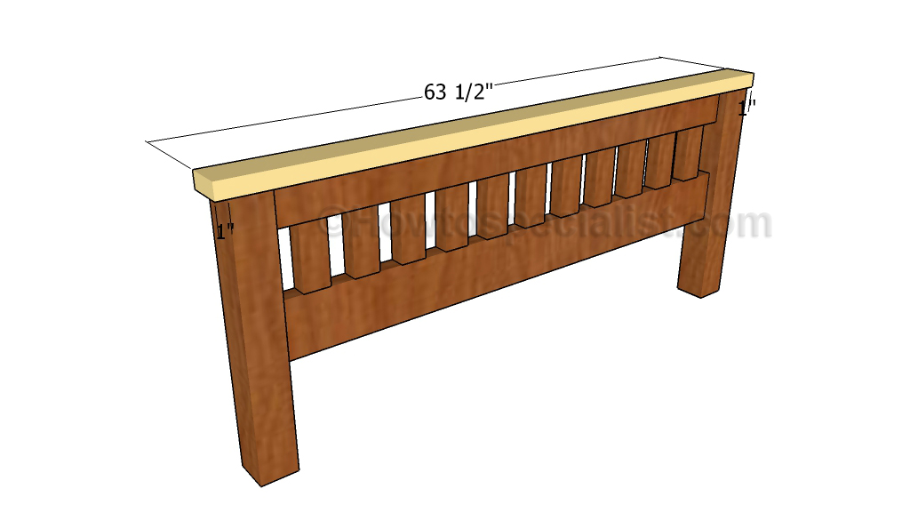 Fitting the trim to the footboard