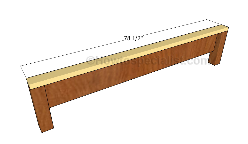 Fitting the trim to the footboard