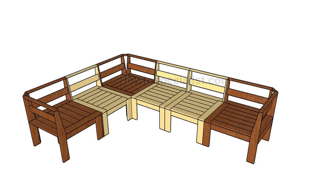 Outdoor Sectional Plans, Outdoor Furniture Plans Sectional
