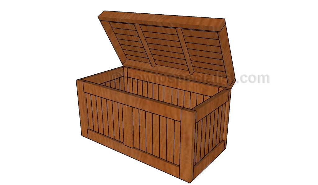 Wooden Storage Chest DIY PDF Build Plans -  Canada