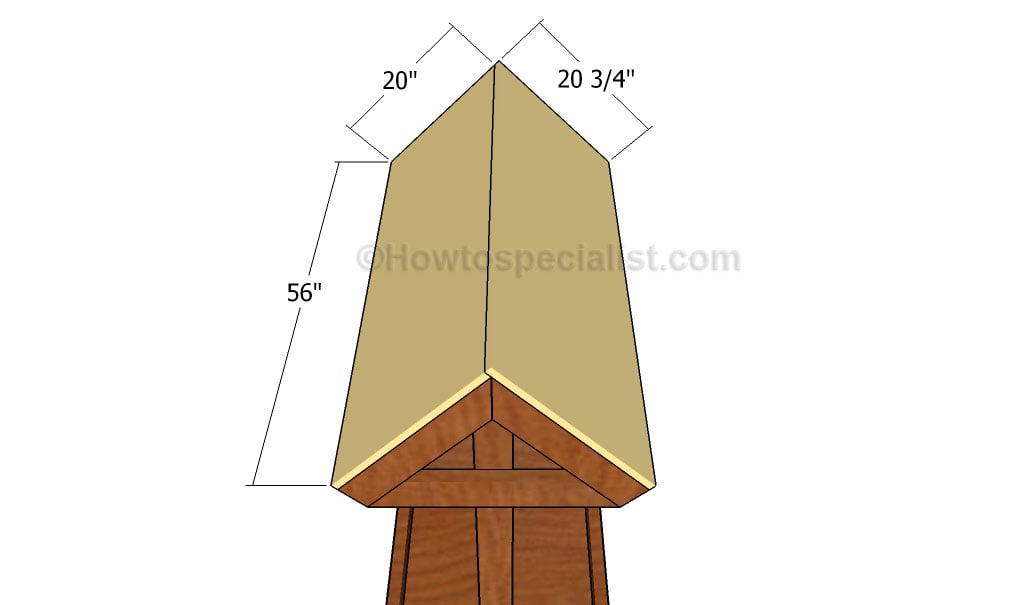 Attaching the roofing sheets