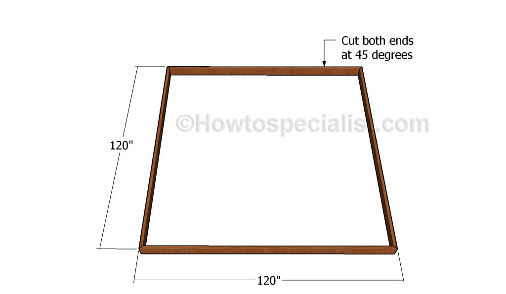 Building the floor frame