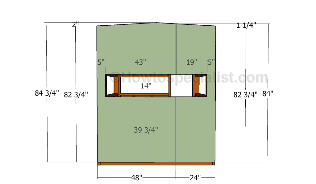 Fitting the front walls