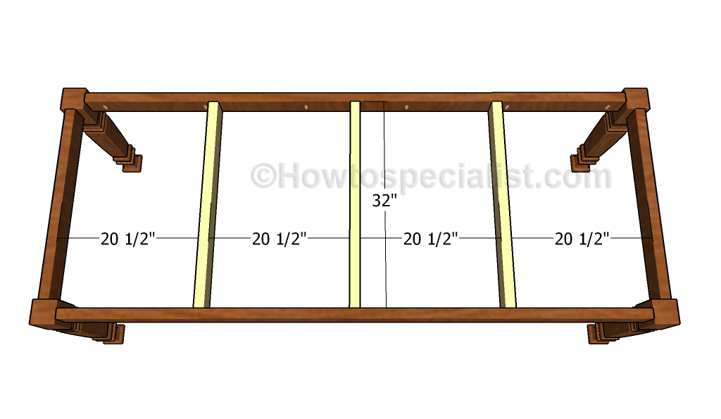 Fitting the middle supports