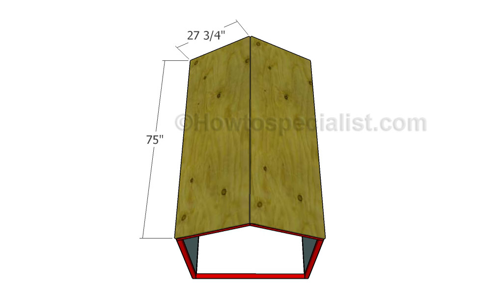 Fitting the roofing sheets