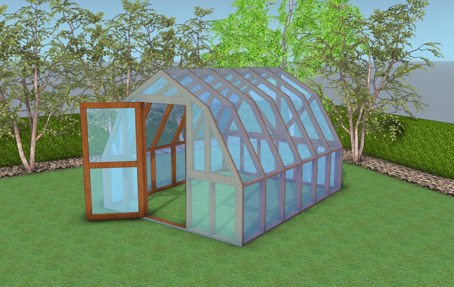 How to build a barn greenhouse