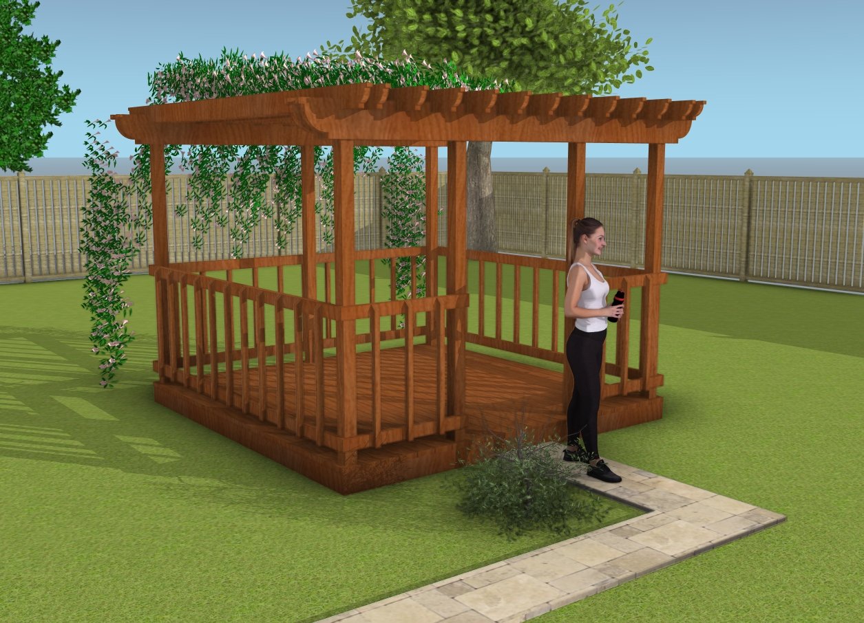 How to build a gazebo pergola