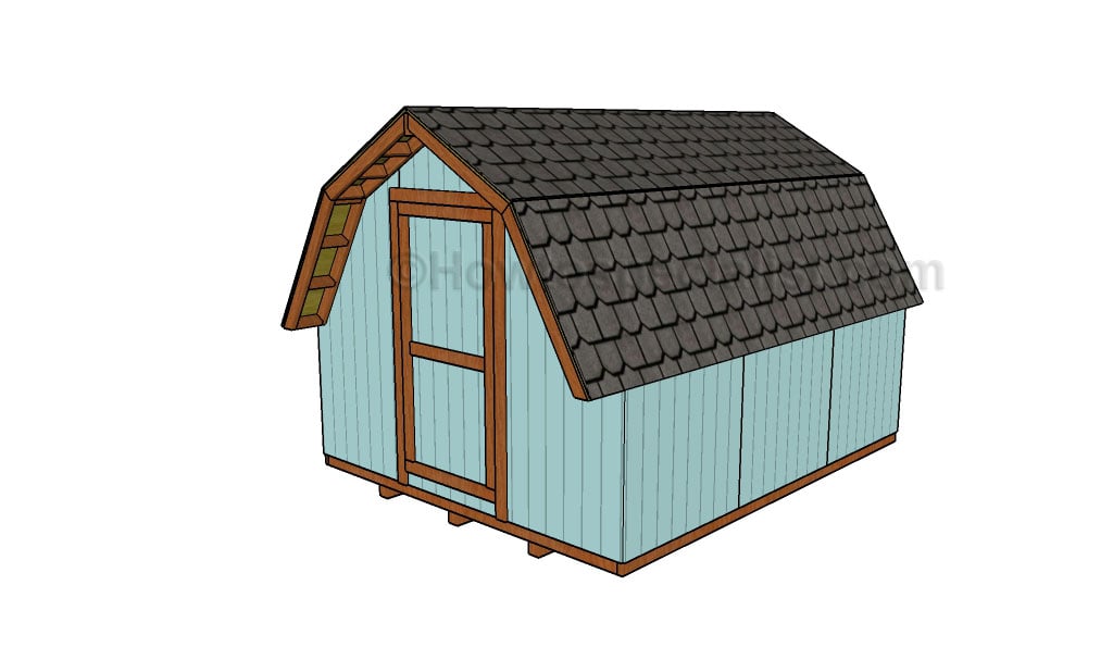 10x12 Barn shed plans free