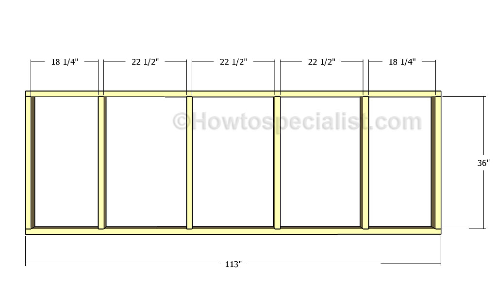 Back wall plans