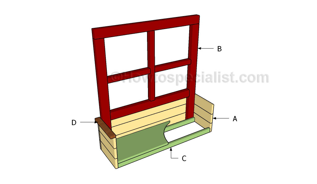 Building a flower box with window