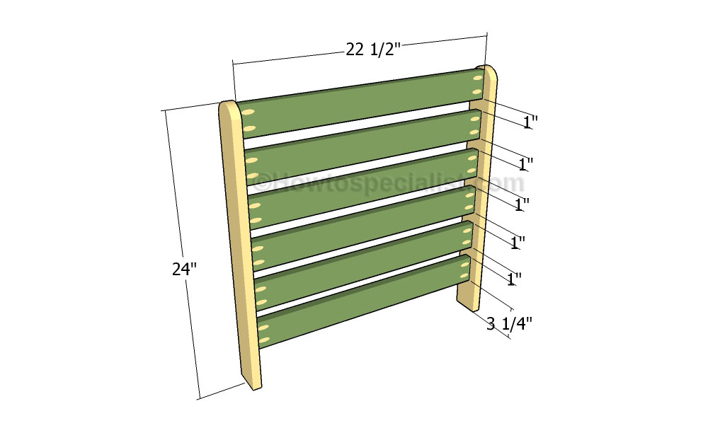 Building the backrest