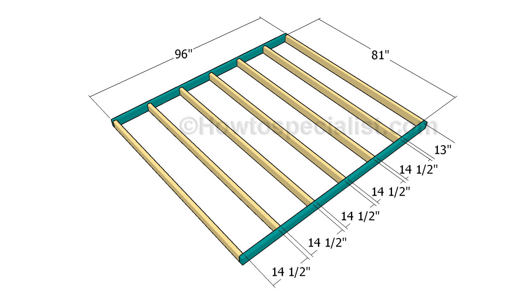 Building the floor frame