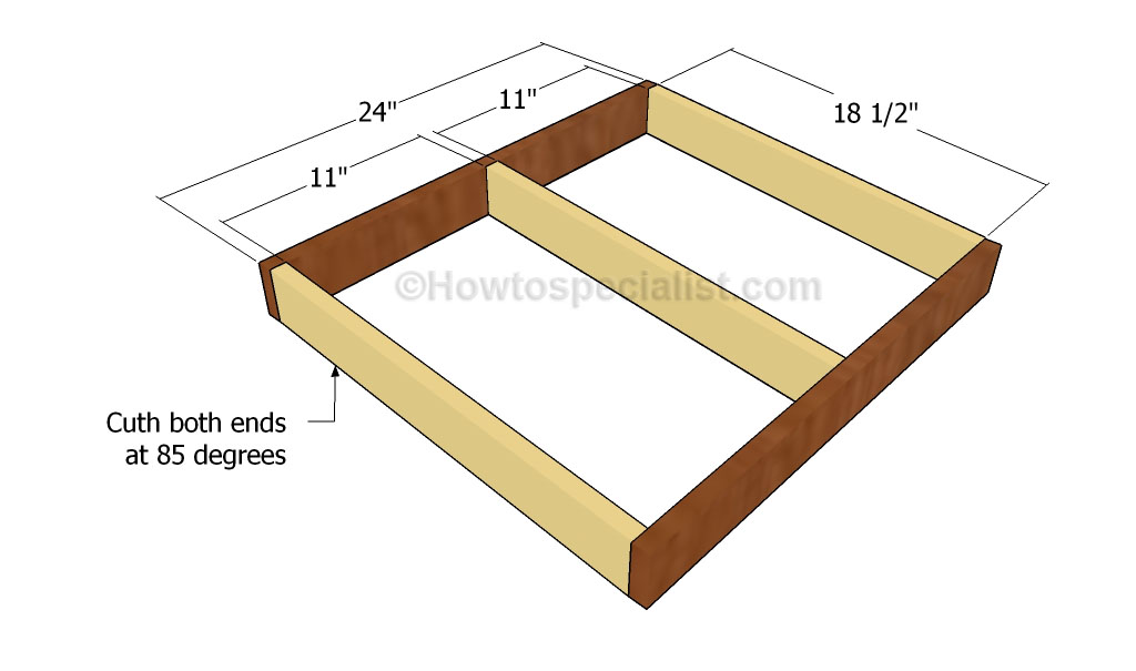 Building the frame of the chair