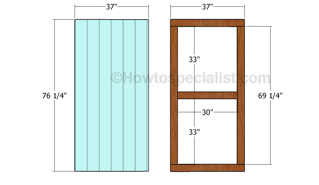 Building the shed door