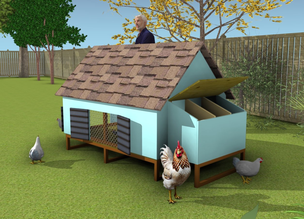 DIY Simple chicken coop plans