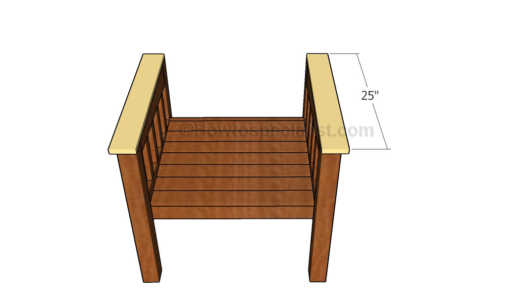 Fitting the armrests