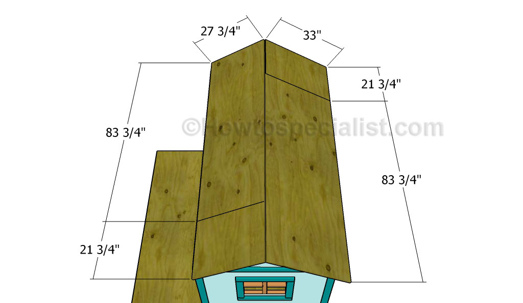 Fitting the roofing sheets