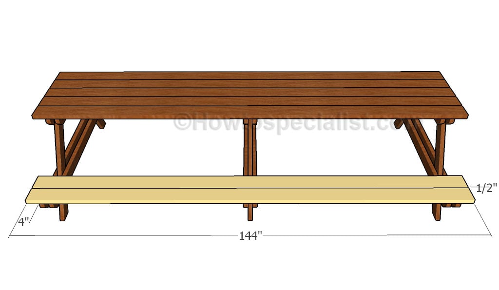 Fitting the seat slats