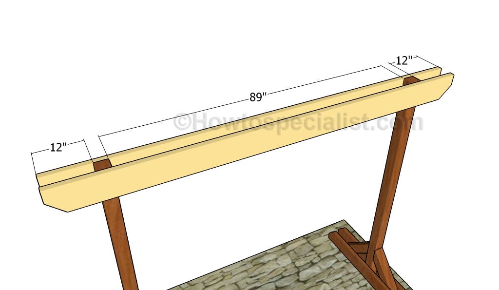 Fitting the support beams