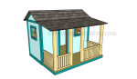 Free playhouse plans | HowToSpecialist - How to Build, Step by Step DIY ...