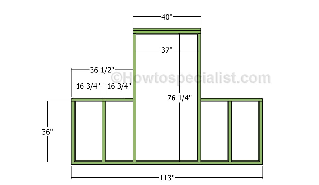 Front wall plans