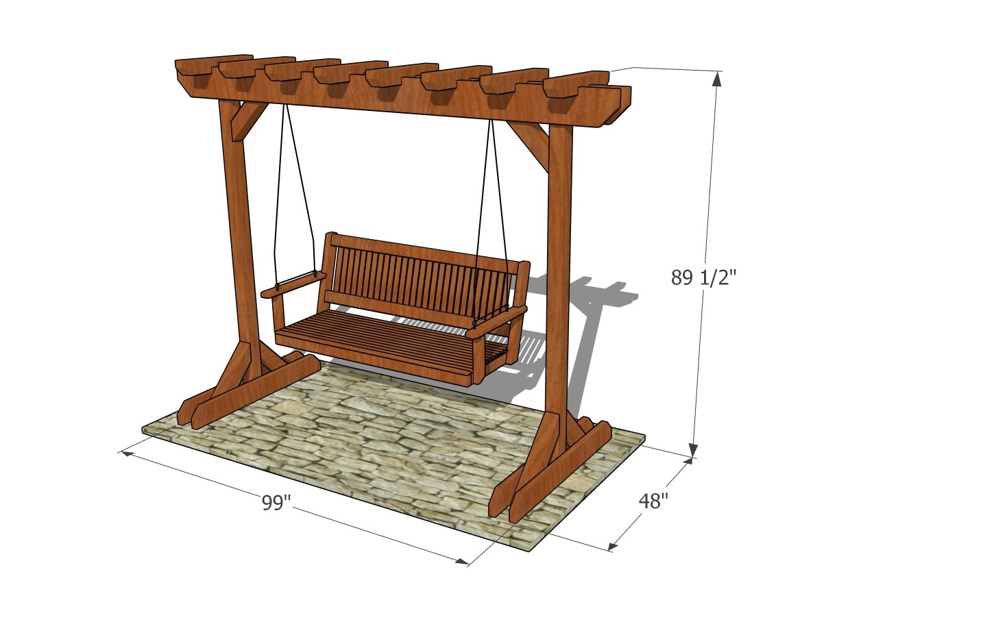 Swing stand plans - dimensions