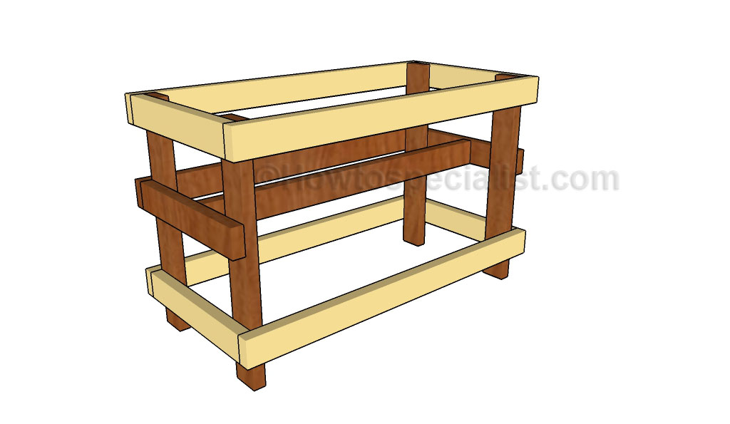 Attaching the tabletop supports