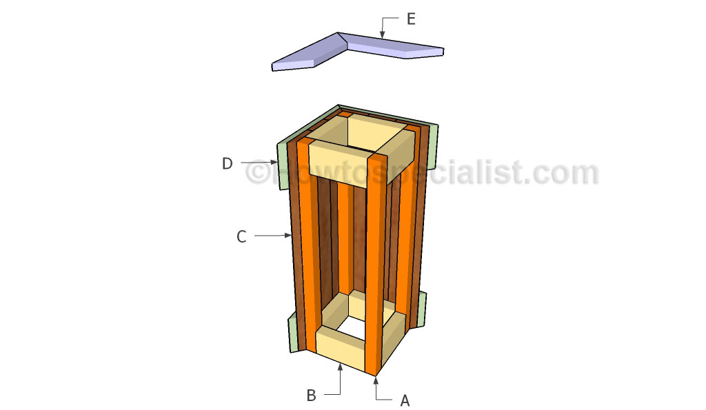 Building a tall planter box