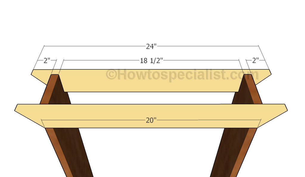 Building the top supports