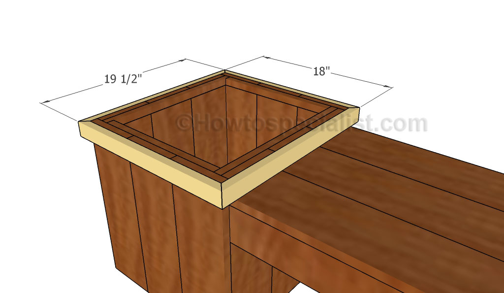 Attaching the 1x2 trims