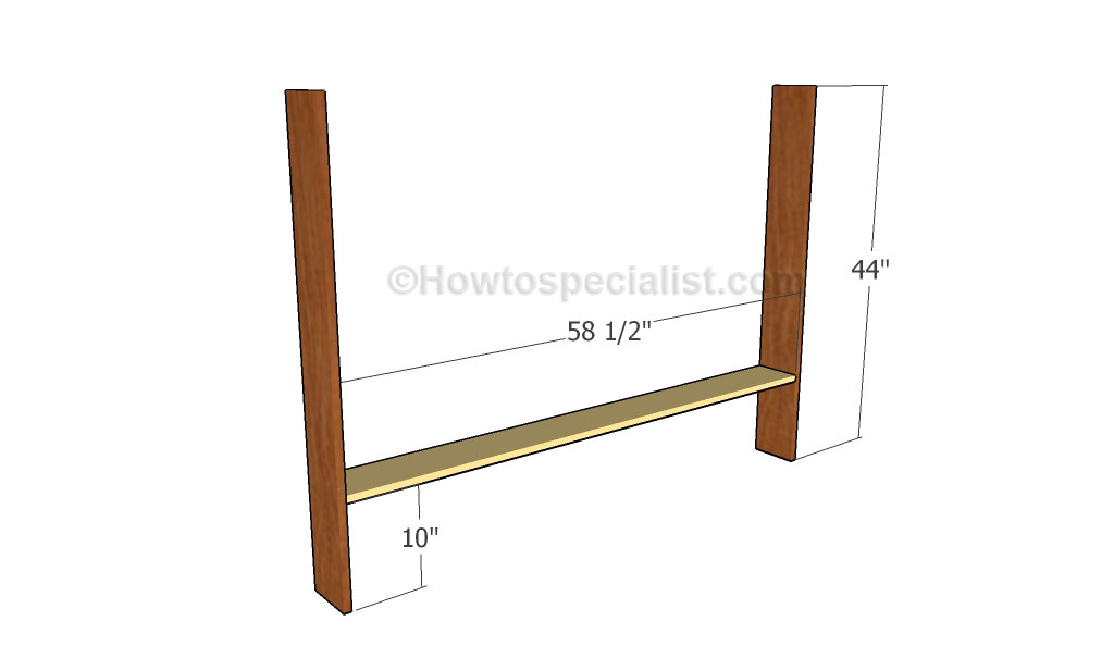 Building the frame of the vertical planter