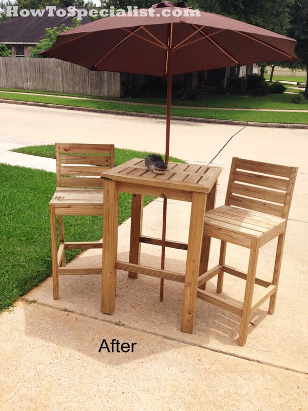 Diy Bar Stool Howtospecialist How To Build Step By Step Diy Plans