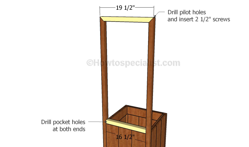 How to build a planter with trellis | HowToSpecialist - How to Build ...