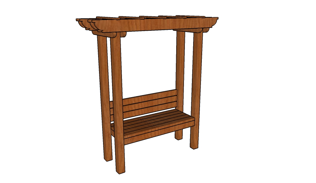 How to build an arbor bench