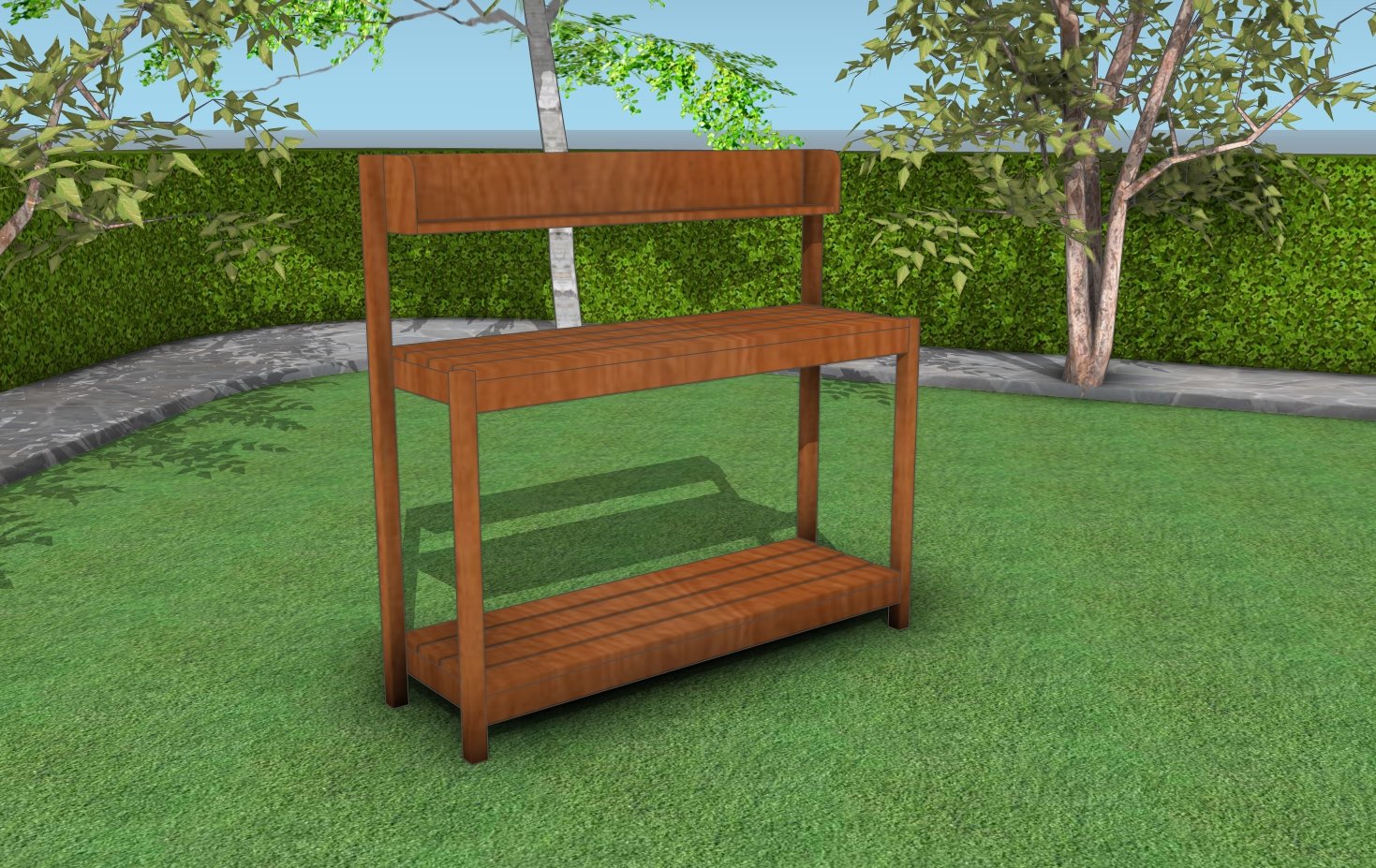 Potting bench plans