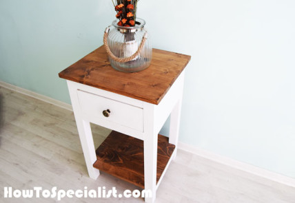 Rustic Farmhouse End Table