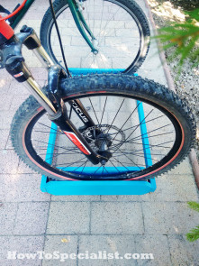 Building-a-bike-rack-out-of-wood