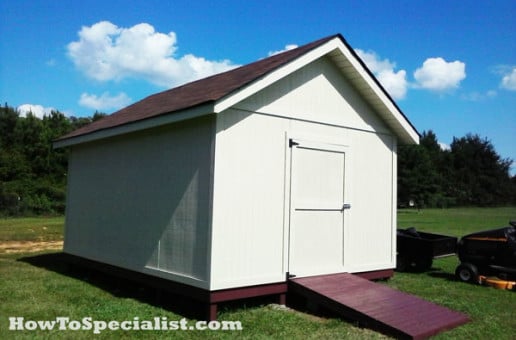 DIY 12x16 Shed | HowToSpecialist - How to Build, Step by Step DIY Plans