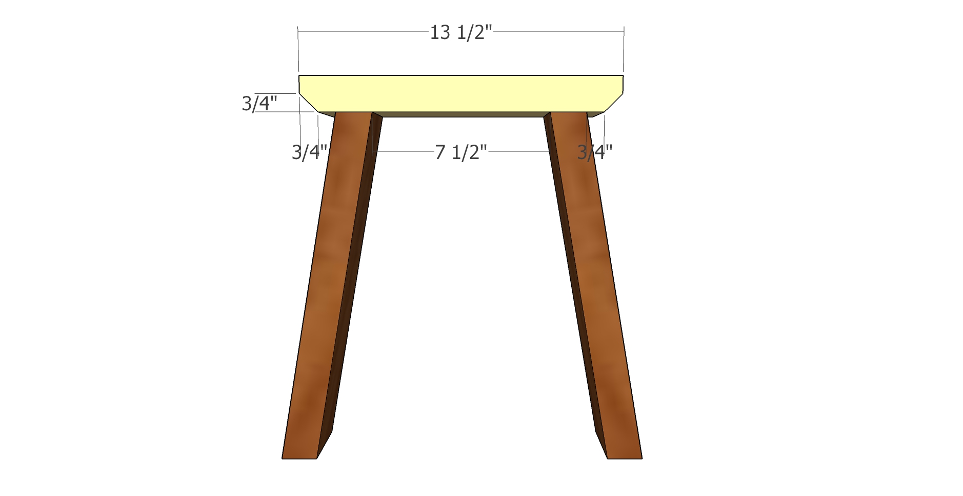 Fitting the top supports