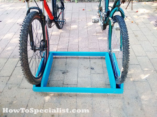 How To Build A Bike Rack Howtospecialist Step By Diy Plans - Diy Wood Truck Bed Bike Rack Plans