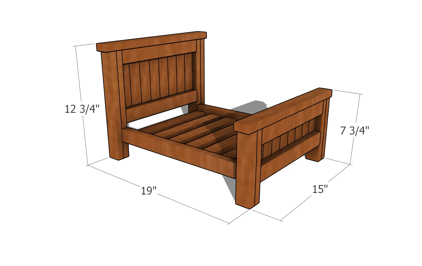 Pet bed - dimensions