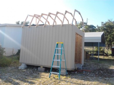 Fitting the trusses