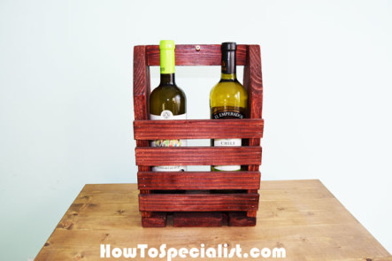 Wine Rack with Glasses