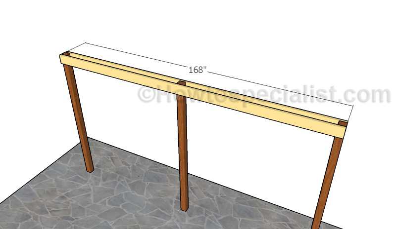 Attaching the support braces