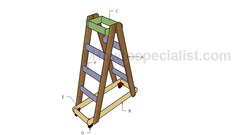 Building a lumber rack