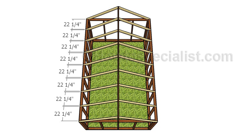 Fitting the rafters