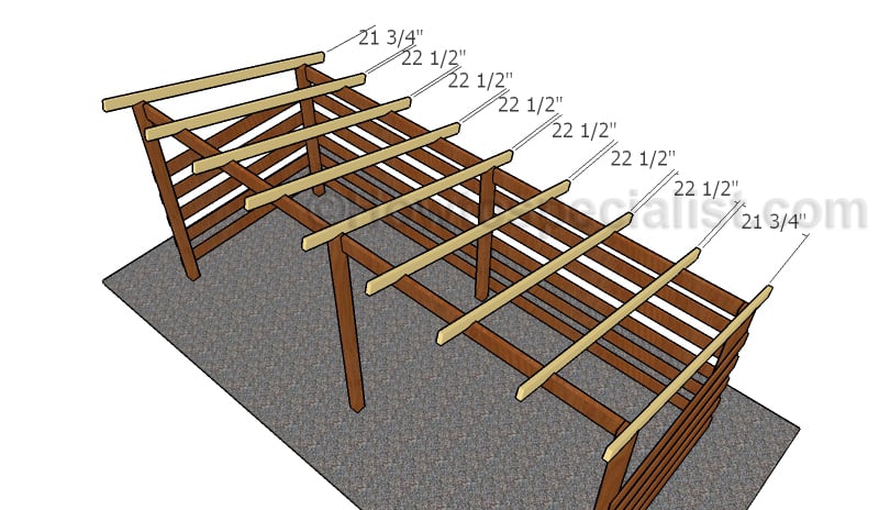 Fitting the rafters