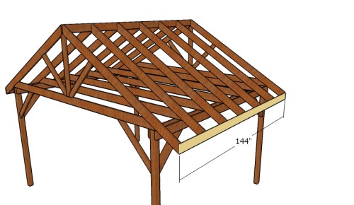 Picnic shelter roof plans | HowToSpecialist - How to Build, Step by ...