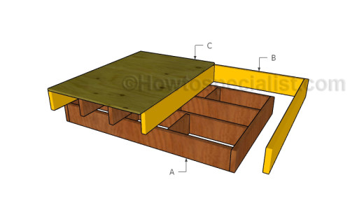 Full size floating bed plans | HowToSpecialist - How to Build, Step by ...