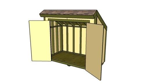 How to build a lean to shed